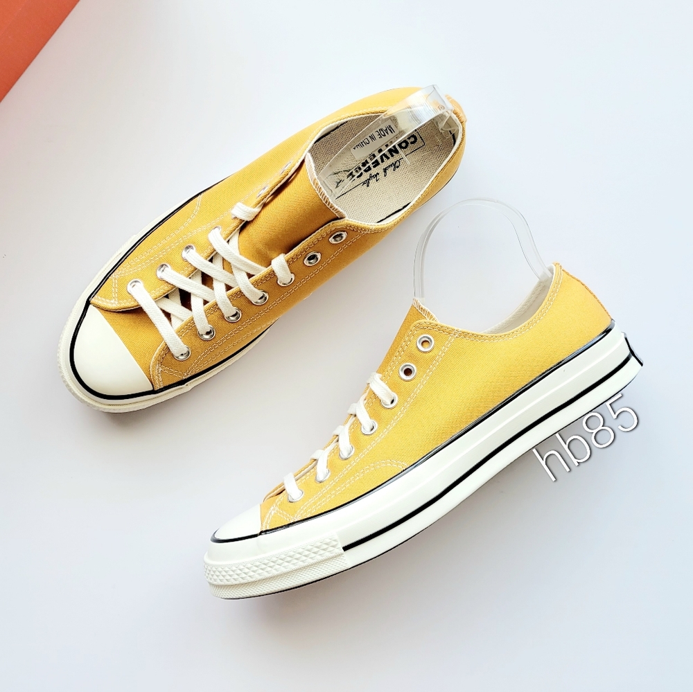 Converse Chuck 70 Ox Sunflower Black Egret Men's 12 Women's 14